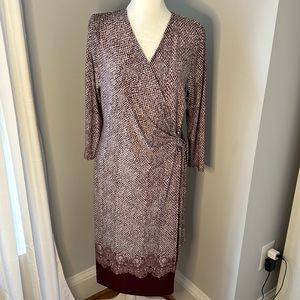 Gilli Faux-Wrap Dress Size XL